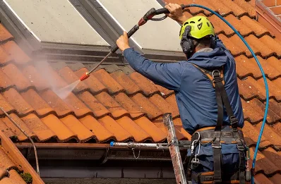 Démoussage et hydrofuge de toiture à Remigny